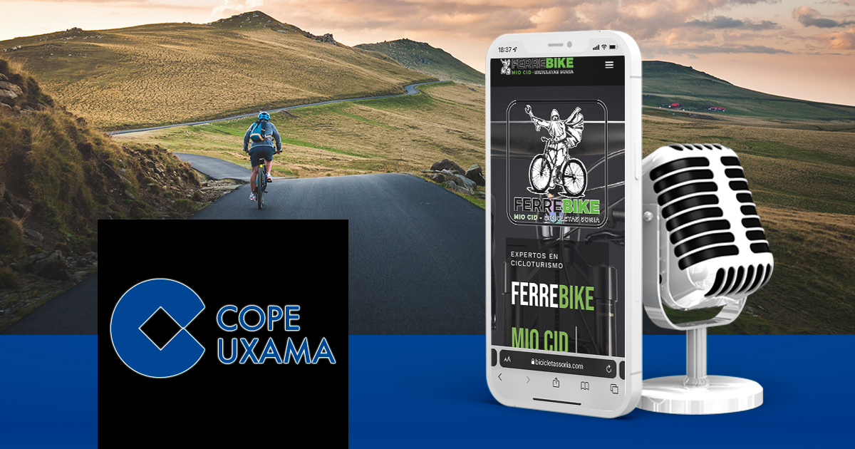 Bicicletas Soria en la COPE Bicicletas Soria presenta su nueva web